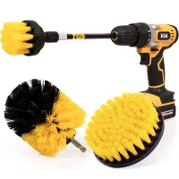 (Premium car)2/3.5/4 39; 39; แปรงสว่านไฟฟ้า Power Scrubber ชุดแปรง Car Soft Drill Brush Kit ห้องอาบน้ำเครื่องมือทำความสะอาดห้องครัว