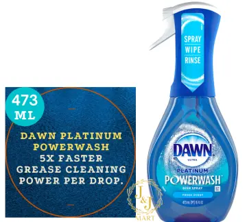 Dawn Free & Clear Powerwash Dish Spray, Dish Soap, 1 Spray (16oz), 1 Refill  (16oz) Non-Scratch Scrubber Sponge (2 count), 1 set