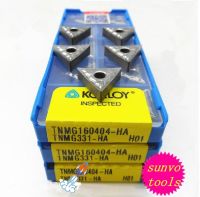 10PCS TNMG160404 TNMG160408 TNMG160402 TNMG160412 -AK H01 เม็ดมีดคาร์ไบด์อลูมิเนียม KORLOY เม็ดมีดคาร์ไบด์ซีเมนต์ WTJNR