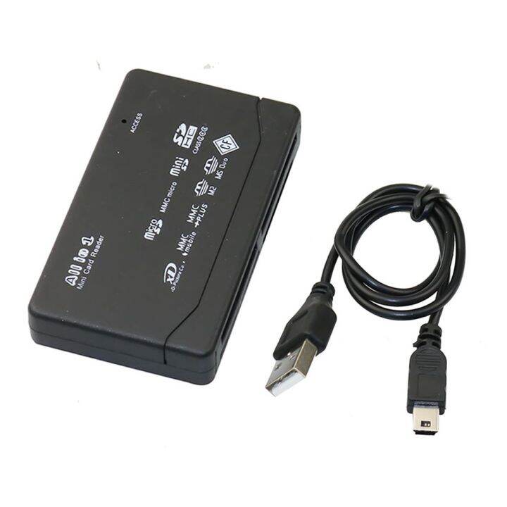 All In One Memory Card Reader USB External Cardreader SD SDHC Mini ...