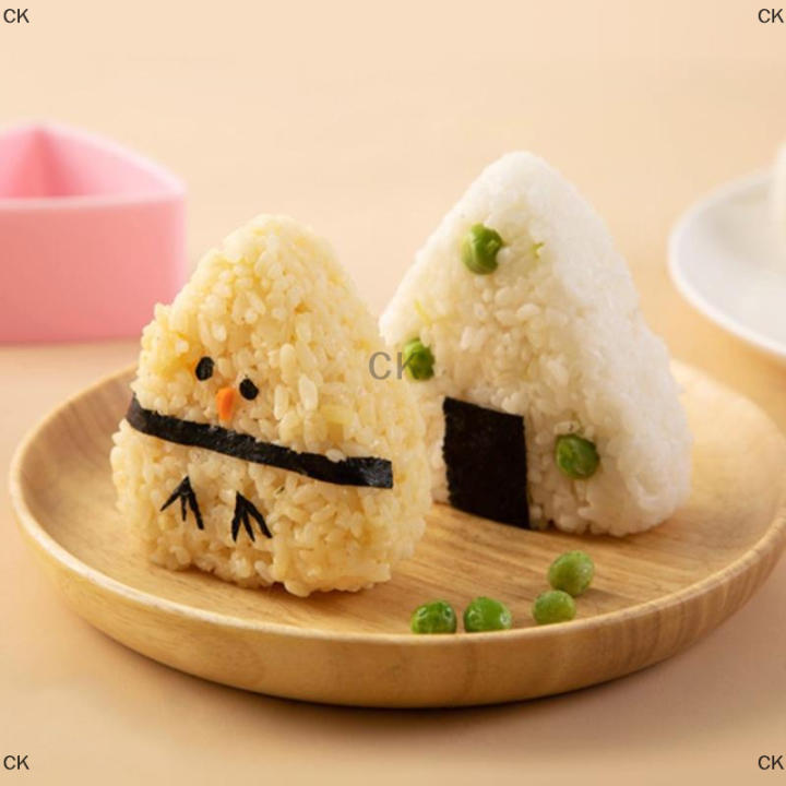 ck-sushi-mold-onigiri-ข้าวบอลอาหารกดสามเหลี่ยมซูชิ-maker-แม่พิมพ์ซูชิ-kit