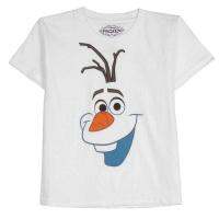 Dasney แช่แข็ง Olaf Big Face Mens เสื้อยืดสีขาว