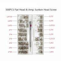 500ชิ้น18ชนิดแบน Countersunk หัวกลม1.2/1.4/2.0Mm กรอบแว่นตาโน้ตบุ๊คสกรูชุดสกรูเล็กนาฬิกาสกรูขนาดเล็ก