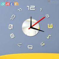 Trusty นาฬิกาติดผนัง Round Wall Clock ของแต่งบ้าน ยอดฮิต DIY สีเงิน No. 1817