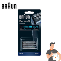 Braun 32S Series 3 Foil &amp; Cutter Replacement Head, (Silver Color) Compatible with Models 3000s, 3010s, 3040s, 3050cc, 3070cc, 3080s, 3090cc