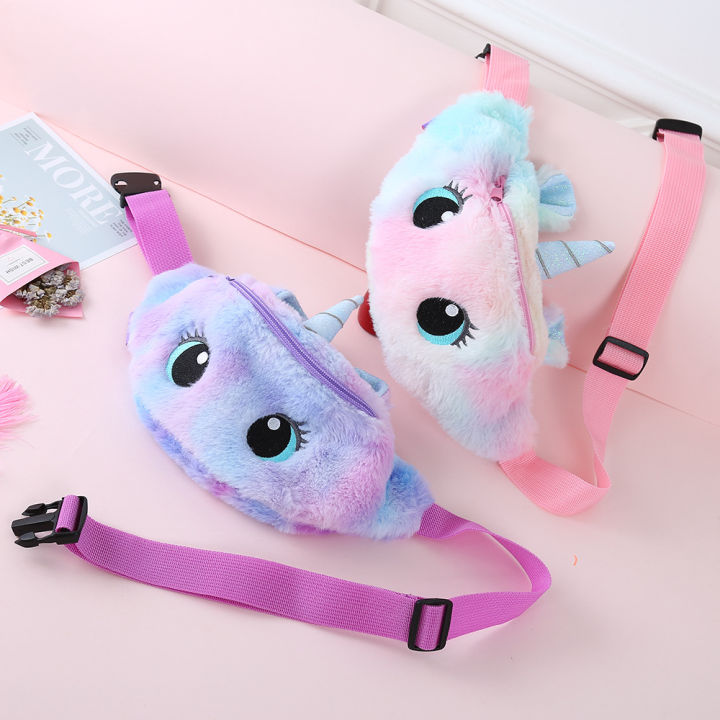 crossbody-fuzzy-bags-unicorn-gift-for-belt-kids-fanny-pack-girls