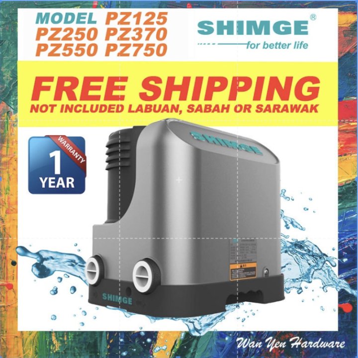 SHIMGE Automatic Self Priming Water Pump / Booster Pump Lazada