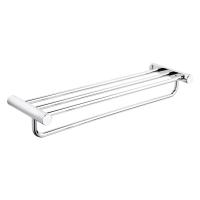 KOHLER July 24 towel shelf  โคห์เลอร์ ชั้นตระแกรงพร้อมราวแขวน ติดผนัง รุ่นจูลายน์  K-45400T-CP (ราวแขวนผ้า,ห้องน้ำ,ชั้นวางติดผนัง,ที่แขวนติดผนัง,ชั้นวางของในห้องน้ำ)