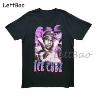 ราคาถูกใหม่ Mens Ice Cube Peace 90S สีดำ Vintage เสื้อยืดทุกวันเสื้อผู้ชาย T เสื้อแฟชั่น Hip Hop Harajuku สั้นแขนเสื้อ TeeS-5XL