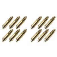 12 PCS Sink Plug Replacement Basin Bath Waste Click Clack Spring Brass Plug Bolt for Kitchen Sink Bath Tub Drain Stopper