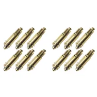 12 PCS Sink Plug Replacement Basin Bath Waste Click Clack Spring Brass Plug Bolt for Kitchen Sink Bath Tub Drain Stopper