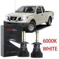 ชุดหลอดไฟหน้าฮาโลเจน LED 6000K 6000K แบบเปลี่ยน สําหรับ Nissan Frontier (D40) 2004 -2012 2005 2006 2007 2008