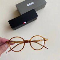 New High Quality Thom Brand Designer Retro Round Eyeglasses Optical Prescription Glasses Frame Men Gafas Women with Original Box