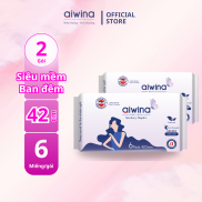 Aiwina 2 Pack sanitary napkins 42cm night vision ultra soft urinal pad