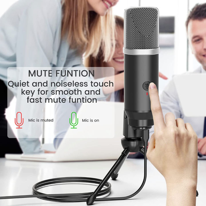 lavales-condenser-microphone-usb-microphone-with-tripod-for-streaming-podcast-vocal-recording-gaming-conference-computer-microphone-silver