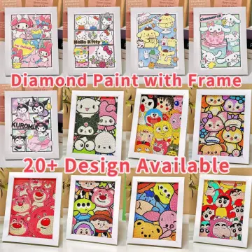 Shop Diamonds Painting Full Set Kuromi Sanrio With Frame with great  discounts and prices online - Nov 2023