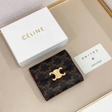 Shop CELINE Small Wallet Card Cases Card Holders (10D883CIW07AM