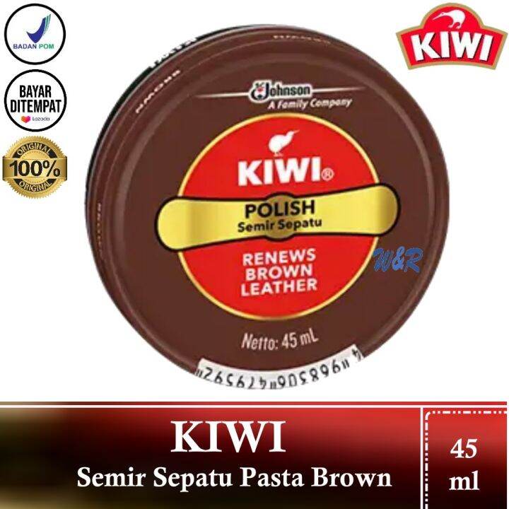 Kiwi Paste SP Semir Sepatu Brown 45 ML Lazada Indonesia