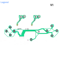 ?【Lowest price】Legend 1เซ็ตสำหรับ PS5 V1 V2ตัวควบคุม V3ฟิล์มนำไฟฟ้าสายแพสำหรับเปลี่ยนสายเคเบิลริบบิ้นสำหรับตัวควบคุม PS5ฟิล์มปุ่มกดสายเฟล็กซ์