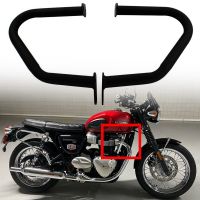 ◄♨ 2pcs Motorcycle Engine Guard Crash Bar Vehicle Accessories For Triumph Bonneville Bobber 2016-2023