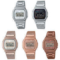 Casio Standard นาฬิกาข้อมือผู้หญิง สายสแตนเลส รุ่น A1000 (A1000D-7,A1000M-1B,A1000MCG-9,A1000MPG-9,A1000RG-5)