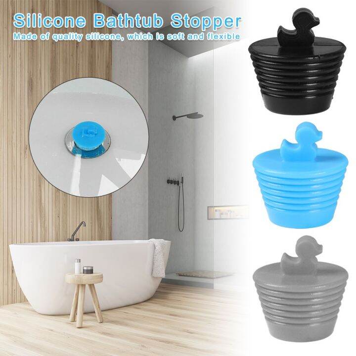 CBT Universal Kitchen Laundry Bathroom Shower Bathtub Drain Plugs Tub Silicone Bathtub Stoppers