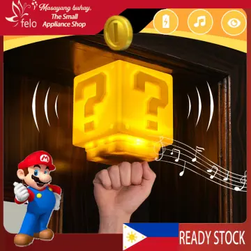 Super Mario Bros. Question Block with Mario Lamp | GameStop