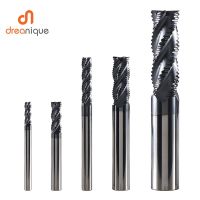 【LZ】 Solid Carbide roughing end mill 4 flute CNC Milling Cutter Bits Router Bit for 50 hrc Metal Roughing machining 6mm to 20mm