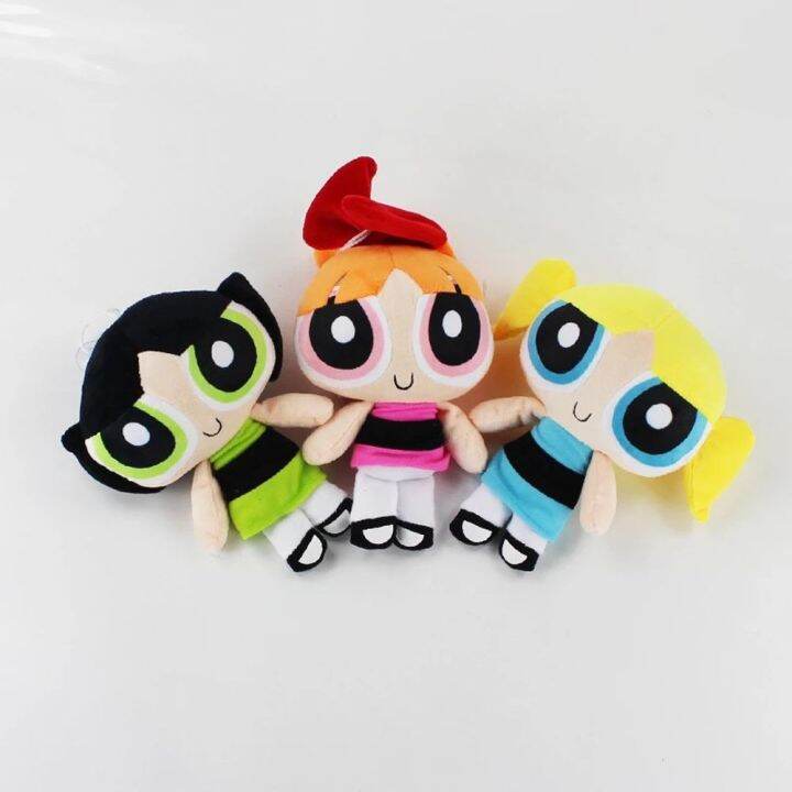 angchi-girls-toys-20cm-buttercup-cartoon-the-powerpuff-blossom-anime-plush-figure-the-powerpuff-plush-dolls-plush-pillows-buttercup-stuffed-toys