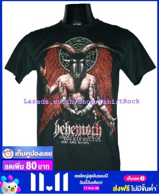 เสื้อวง BEHEMOTH เสื้อยืดวงดนตรีร็อค เมทัล เสื้อร็อค  BHM1528 สินค้าในประเทศ