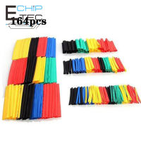 1PCS 164pcs Set Polyolefin Shrinking Assorted Heat Shrink Tube Wire Cable Insulated Sleeving Tubing Set