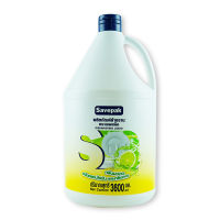 เซพแพ็ค น้ำยาล้างจาน กลิ่นมะนาว 3600 มล. - Savepak Dishwashing Liquid Lemon Scent 3600 ml