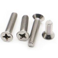 M1 M1.2 M1.4 M1.6 M2 M2.5 M3 M3.5 M4 M5 M6 M8 A2 70 304 Stainless Steel GB819 Cross Phillips Flat Countersunk Head Screw Bolt