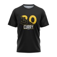 Warriors T-Shirt Printing Curry Jersey 30#Maillot Basketball Fashion Sportswear Short Sleeve Casual Loose Large Size Shirt S-5XL