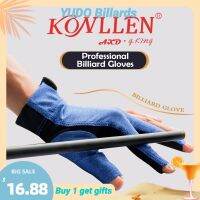 KONLLEN Billiard Gloves Professional 1pcs Non-slip Gloves For Left/Right Hand 3 Fingers Pink/Blue/Green/Grey/Purple Accessories