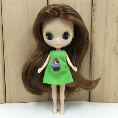 DBS Pullip mini blyth doll 10CM DIY nude body 10cm lovely cute long hair