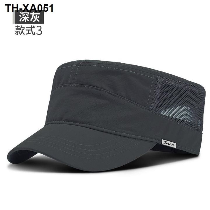 mens-hat-summer-flat-outdoor-sunshade-sun-mesh-thin-section-breathable-cap