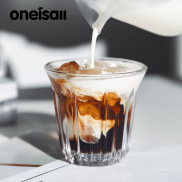 ONEISALL Cốc Cà Phê Thủy Tinh Cho Latte Cppuccino Espresso Cốc Sữa Nước