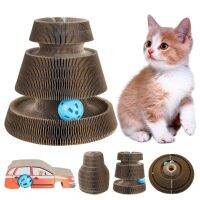 【LZ】☸۩♀  Magic Organ Cat Toy Cats Scratcher Scratch Board Rodada Ondulada Arranhando Post Brinquedos Para Gatos Garra de Moagem Acessórios Do Gato