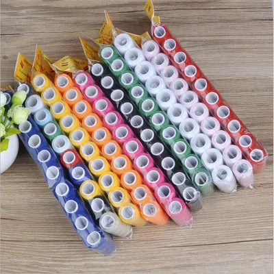 【CC】 10Pcs/Set Polyester Sewing Thread 200 Yards/Spool Hand And Machine To Sew Embroidery Supplies