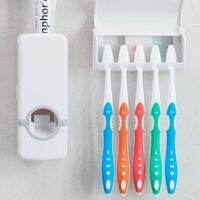 อุปกรณ์บีบยาสีฟัน พร้อมที่แขวนอุปกรณ์แปรงฟัน รุ่น toothpaste-holder-toilette-10Jun-J1