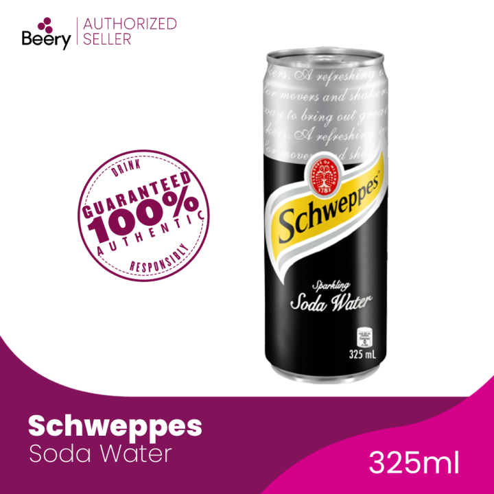 Schweppes Soda Water 325mL (Must Try!) Lazada PH