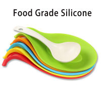 【YY】Silicone Insulation Spoon Rest Placemat Spoon Pad Mat Tableware Heat Resistant Coaster Tray Spoon Pad Eat Mat Kitchen Gadget