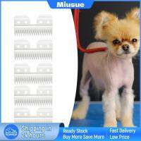 Miusue หัวใบมีดปัตตาเลี่ยนเครื่องแต่งขนสัตว์เลี้ยงเครื่องมือคัตเตอร์เปลี่ยนได้18ซี่สำหรับที่ตัดแต่งผม A5 5ชิ้น