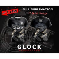 （Contact customer service for customization）glock team t- v.1 full sublimation shirt（Stock available in sizes for adults and children）