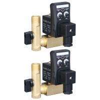 【hot】๑△▲  2X 1/2 Inch Dn15 Electric Timer Solenoid Drain Air Compressor Condensate