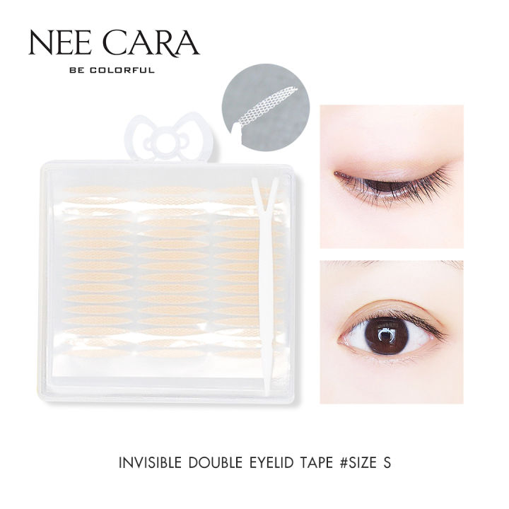 nee-cara-นีคาร่า-เทปติดตาสองชั้น-ไซส์เอส-เทปและกาวติดตาสองชั้น-กาวติดตาสองชั้น-n128-double-eyelids-tape-size-s