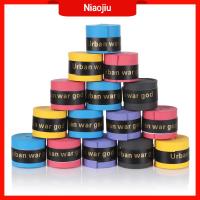 NIAOJIU 10pcs 1m ดูดซับแรงกระแทก ไม้เทนนิสสควอช สำหรับไม้แบดมินตันไม้เบสบอล ดูดซับเหงื่อ เทปจับ คันเบ็ด Sweatband แถบกันลื่น