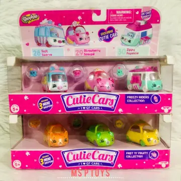 Shopkins Cutie Cars - Kit com 3 - Coleção Docinhos - MP Brinquedos