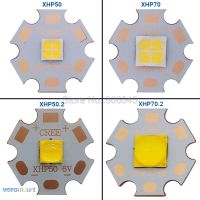 ครี XHP50 XHP70 XHP50.2 XHP70.2 2Nd รุ่นสีขาวเย็นเป็นกลางไฟ LED แสงสีขาวอุ่นสีขาวกลาง6V 12V กับ16มม. 20มม. หลอดไฟ LED PCB ทองแดง